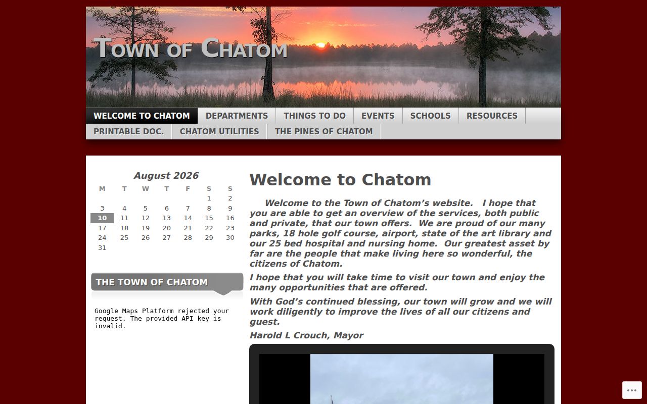 Chatom court docket Town Hall and municipal building