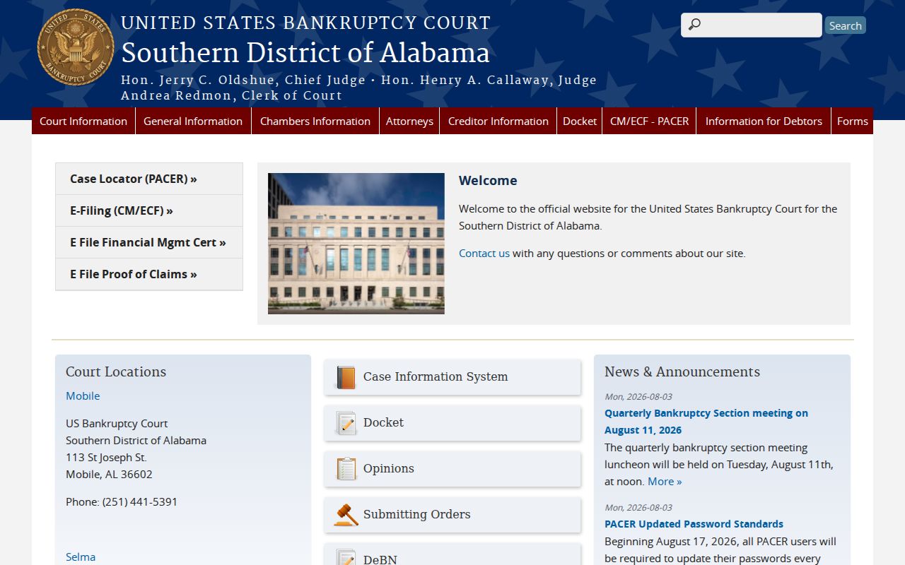 Federal bankruptcy court records separate from Washington County court records